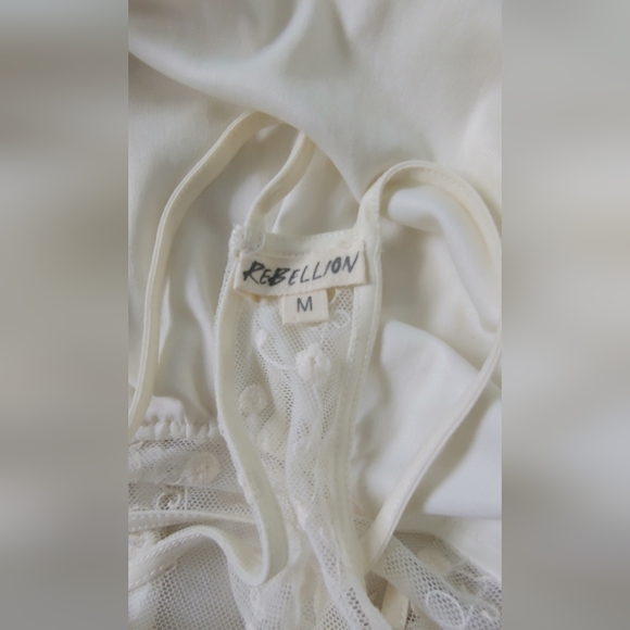 Rebellion Boho Sleeveless Top. Size Med - Picture 3 of 6